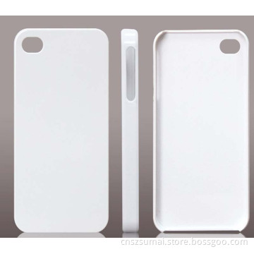 Clear White PC Mobile Phone Printable Sublimation Case